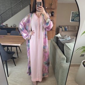 Ensemble bad3iya et kimono assorti