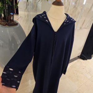 Jellaba enfant bleu nuit