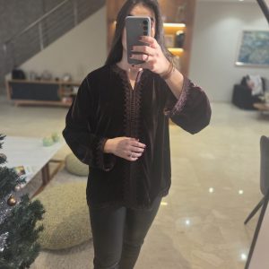 Jabador en velours de soie et zwaak maallem