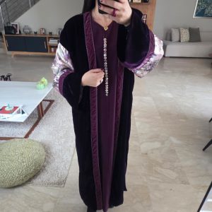 Ensemble kmiss et  Kimono velours