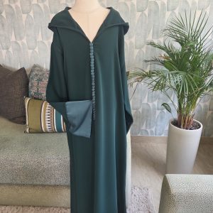 Jellaba enfant vert emeraude